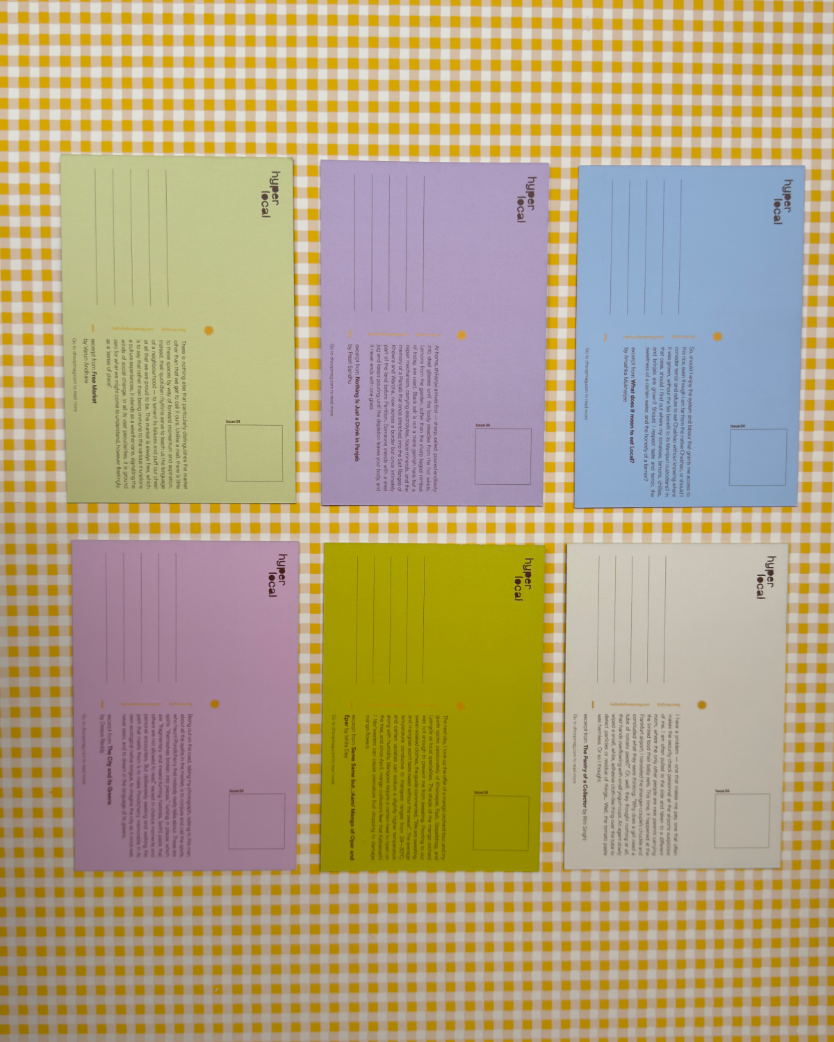 Issue 4: Hyperlocal + Postcard
